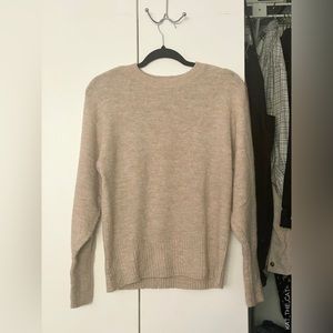 H&M Women’s Knitted Cream Sweater in Extra-Small
